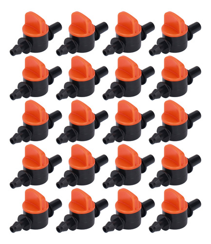 50 Válvulas De Riego Por Goteo De 4/7 Mm De Diámetro Exterio