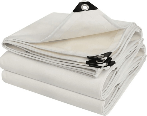 Carpa Impermeable 2x6 Lona Blanca Multiusos Filtro Uv Lona