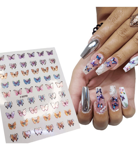 Pegatinas Para Decoración De Diy, Láser Colores 3700#