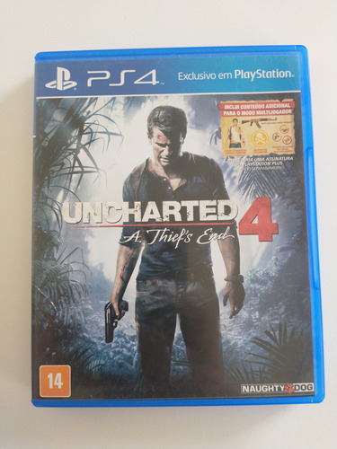 Jogo Uncharted 4: A Thief's End Ps4 Midia Fisica