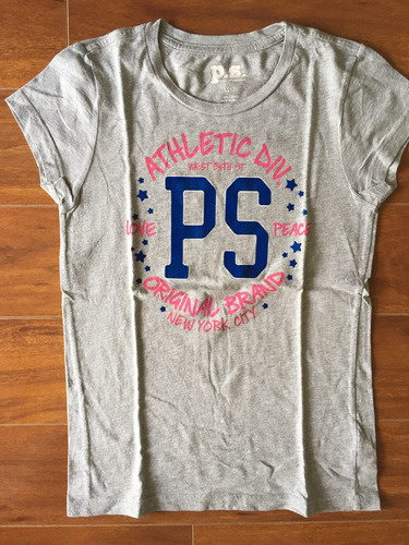 Polera P.s. Aeropostale Niña Talla 12 Gris