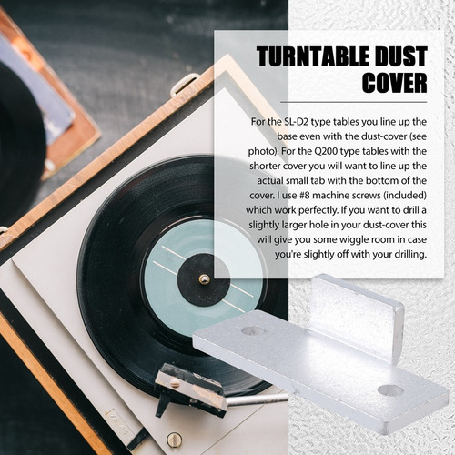 Tapa Antipolvo Para Tocadiscos Two Technics Sl-d2 3200 B2 Q2