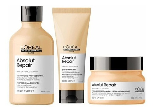 Shampoo+acondicionador+mascarilla L'oréal Absolut Repair 