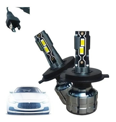 Kit X2 Ampolleta Turbo Led 8v-48v 28000l 280w Conector H4