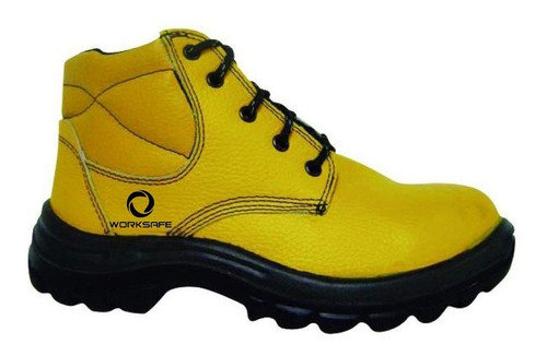 Botin Zapato Seguridad Cuero Worksafe Punta Acero N34-46