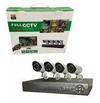 Comprar Kit Cctv 4 Cámaras De Seguridad Mas Dvr 1080p Full Hd