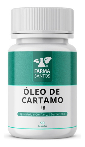 Óleo De Cártamo 1g 90 Cápsulas Manipulado Sabor Sem Sabor