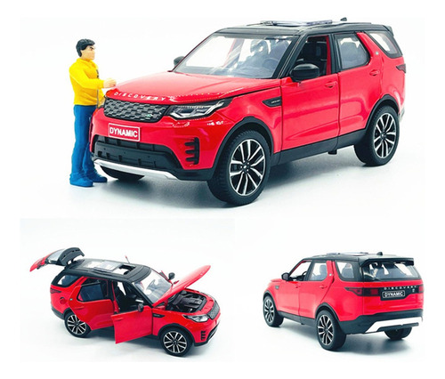 Land Rover Discovery Miniatura Metal Coche Con Luz Y Sonido