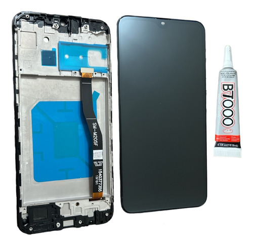 Tela Lcd Touch Compatível Com M20 / M205 Com Aro + Cola