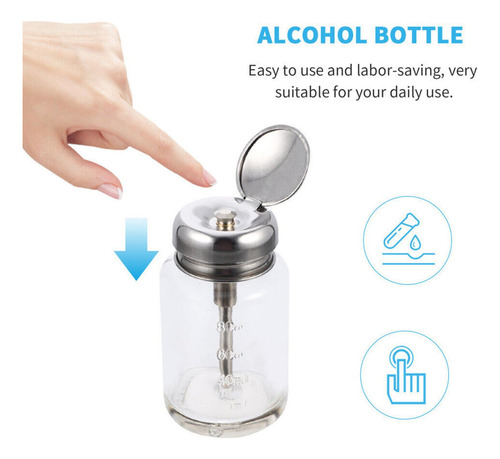 Botella De Vidrio, Botella Dispensadora De Bomba De Vidrio