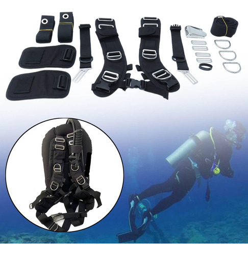 Soporte De Buceo Hombrera Placa Trasera De Buceo Para