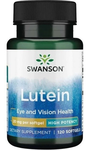 Swanson I Lutein - High Potency I 20mg I 120 Softgeles I Usa