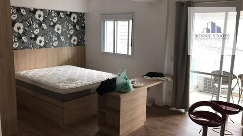 Imagem 11 de 30 de Apartamento À Venda Na Consolação, Edifício Mood, 1 Suíte, 1 Banheiro, 1 Sala Ampla, 1 Vaga De Garagem, 48m², São Paulo. - Ap1227