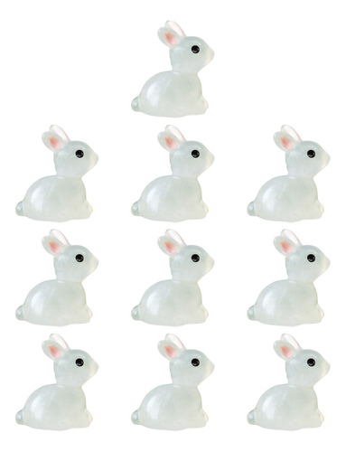 Adorno De Conejitos Luminosos, Esculturas De Jardín,