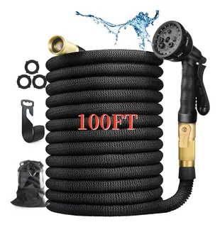 Manguera Expandible De 100 Ft, 30 M Con Pistola