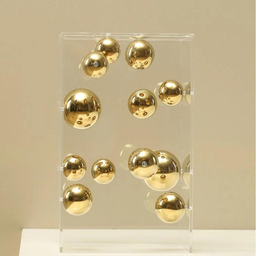 Para Nuevo Capa De Acrílico Transparente Bola 16cm X 16cm X