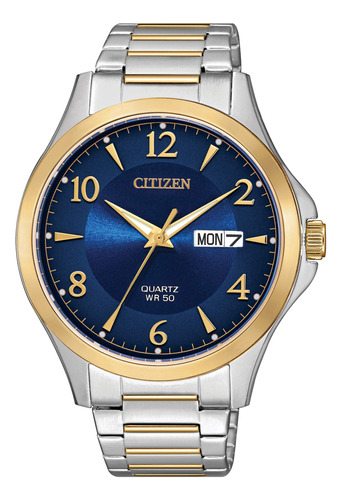 Citizen Reloj De Cuarzo Para Hombre, Acero Inoxidable, Clsic