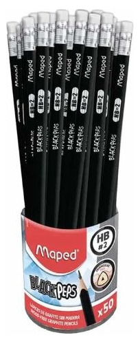 Lápiz Maped  Black Pepsbote C/72 Precio De Mayoreo $180.40