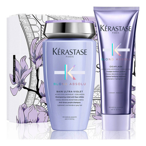 Kit Kerastase Shampoo Ultra Violet + Acond Cicaflash