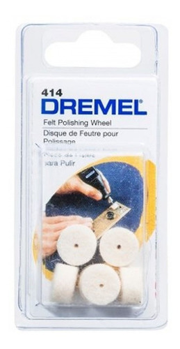 Discos De Fieltro Para Pulir 1/2  Dremel 414