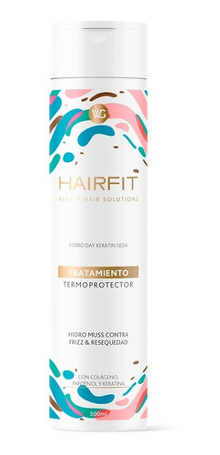 Hairfit Tratamiento Termo-protector Con Colágeno Y Queratina