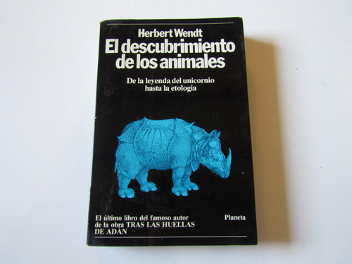 El Descubrimiento De Los Animales Herbert Wendt