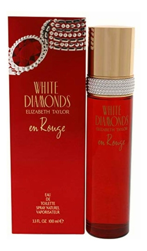 Elizabeth Taylor White Diamonds En Rouge Women Edt Spray 3.3