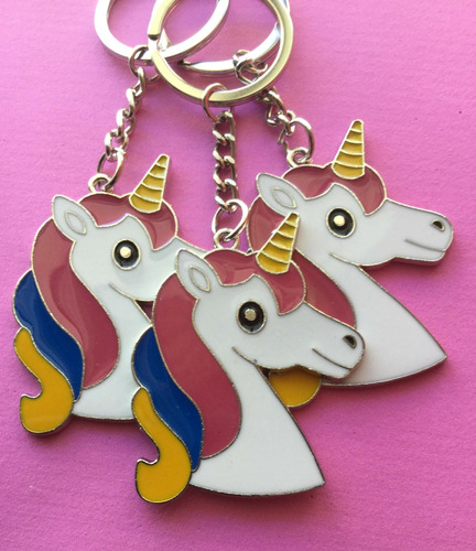 10 Llaveros Unicornio -souvenir Cumpleaños