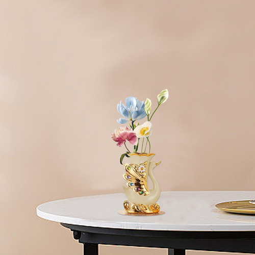 Li Vaso De Flores Vaso De Cisne Vaso De Mesa Vaso De Para