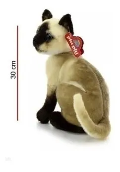 Peluche Gato Siam s 30 Cm