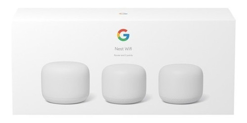 Imagen 2 de 7 de Google Nest Wifi Mesh Router Ac2200 Modelo 2019 Kit X3 Fac A