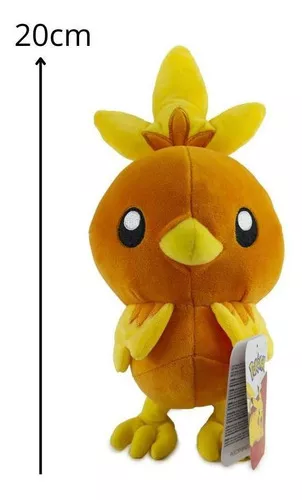 Pelúcia Com Luzes e Sons - 20Cm - Pokémon - Charmander - Sunny