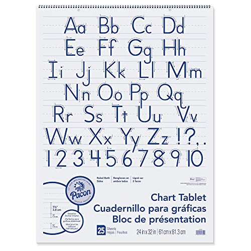 ® Chart Tablet, 24  X 32 , 1 1/2  Ruled, 25 Sheets