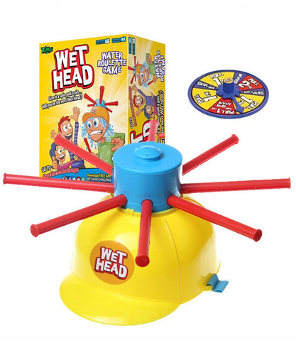 Juego Wet Head - Juego De Mesa - Casco Ruleta De Agua