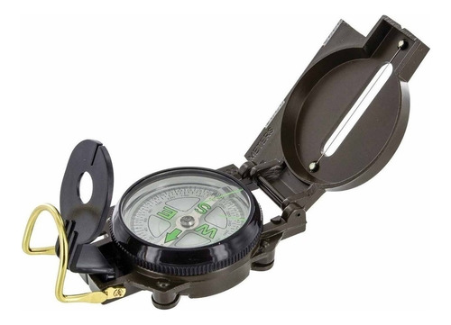 Brujula Lensatic Compass Militar Escalimetro Metal Camping