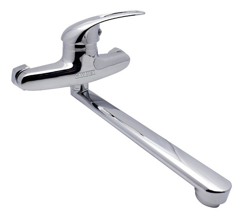 Imagen 1 de 10 de Grifería Monocomando Pico Largo Cocina Lavadero Pared Gx