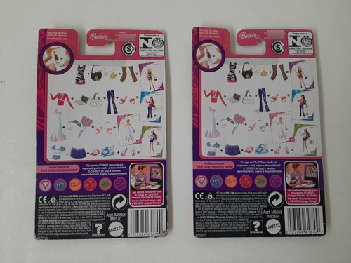 Barbie Cartas De Modas (lote De 2 Set Diferentes) (Usado)