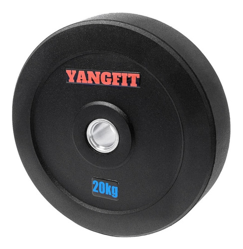 Anilha Olímpica Bumper Borracha 20kg Yangfit