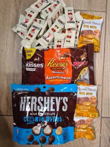 Imagen 2 de 8 de Chocolates Importados Surtido 1kg. Kit Kat, Reese's, Hershey