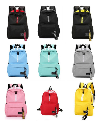 /mochila Escolar For Estudiantes De Secundaria Bolsa De Lon