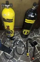 Comprar ( 2 ) Bombonas Tanque Oxigeno Buceo Y Aparatos Respiración