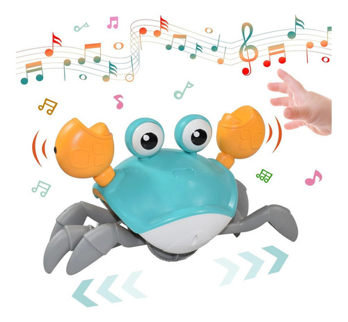 Electronic Induction Crawling Crab Toy With