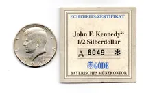 Comprar Estados Unidos Usa Half Dollar Plata 1967 + Certificado Aute