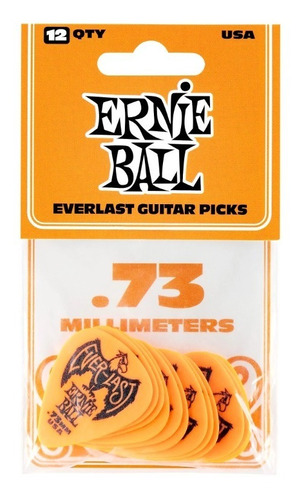 Ernie Ball Everlast Uñetas 12 Pack, Variedad Medidas