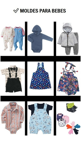 Patrones Y Moldes De Ropa Para Mujeres, Hombres Y Niños