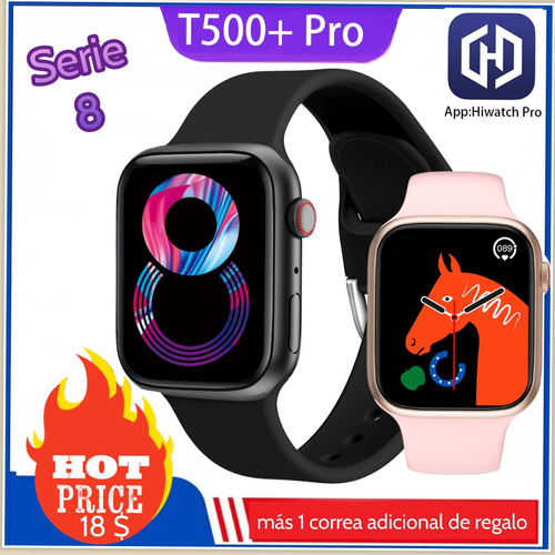 Reloj Smartwatch T500+ Pro Serie 8 , 1.92 Inteligente 2023