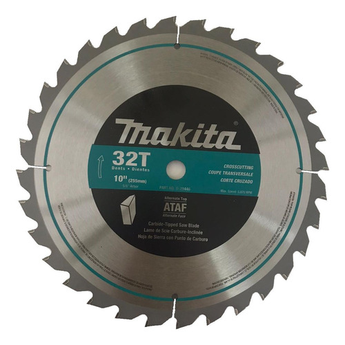 Disco De Sierra Circular Madera 5/8 32 Dientes Makita D29446