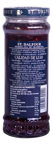 Mermelada De Frambuesa St Dalfour 284g