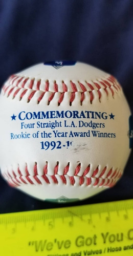 Pelota Conmemorativa De Béisbol. Los Angeles Dodgers 1992
