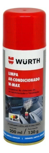 Limpa Ar Condicionado W-max Wurth 200ml/130g